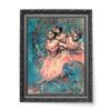 Edgar Degas Tancerki w czerwonych kostiumach wydruk na płótnie 50×70 Edgar Degas Tancerki w czerwonych kostiumach wydruk na płótnie 50×70
