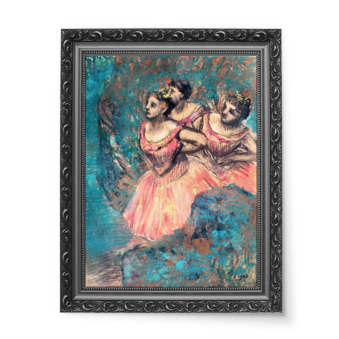 Edgar Degas Tancerki w czerwonych kostiumach wydruk na płótnie 50x70