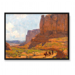 Edgar Payne Monument Valley koryto rzeki 70×50
