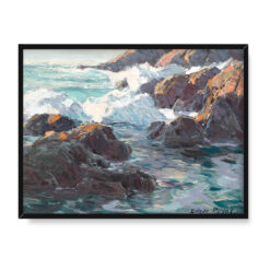 Edgar Payne Skalisty nadmorski pejzaż 30×40