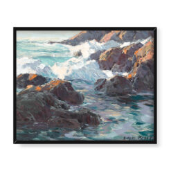 Edgar Payne Skalisty nadmorski pejzaż 50×40