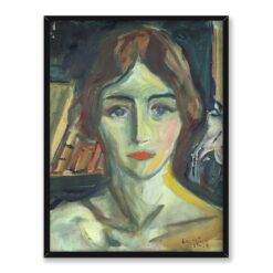 Edvard Munch Birgit Prestoe studium portretowe 30×40