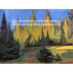 Edvard Munch Ciemny las świerkowy — produkt cyfrowy do pobrania