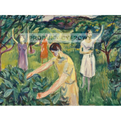 Edvard Munch Cztery kobiety w ogrodzie — produkt cyfrowy do pobrania