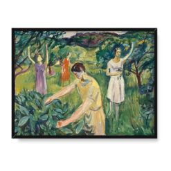 Edvard Munch Cztery kobiety w ogrodzie 40×30