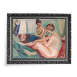 Edvard Munch Dwa siedzące akty 70×50