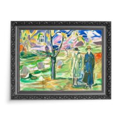 Edvard Munch Dwie kobiety w ogrodzie 70×50