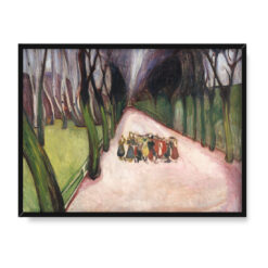 Edvard Munch Dzieci na ulicy 40×30