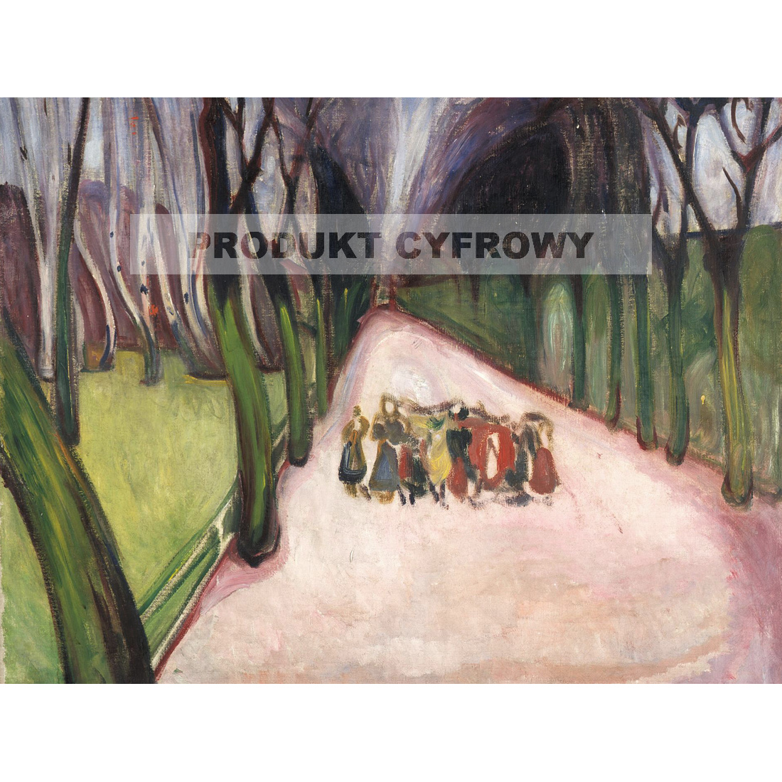 Edvard Munch Dzieci na ulicy — produkt cyfrowy do pobrania