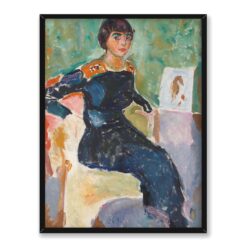 Edvard Munch Elsa Glaser 30×40