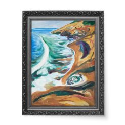 Edvard Munch Fale rozbijające się o skały wydruk na płótnie 50×70
