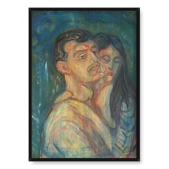 Edvard Munch Głowa przy głowie 50×70