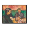 Edvard Munch Gracze w karty w Elgersburgu 40×30