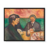Edvard Munch Gracze w karty w Elgersburgu 50×40