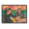 Edvard Munch Gracze w karty w Elgersburgu 70×50
