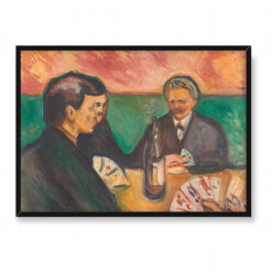 Edvard Munch Gracze w karty w Elgersburgu 70×50