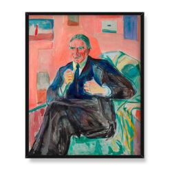 Edvard Munch Henrik Bull 40×50 w RAMIE