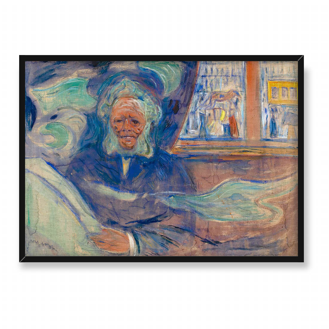 Edvard Munch Henrik Ibsen w Grand Cafe 70x50