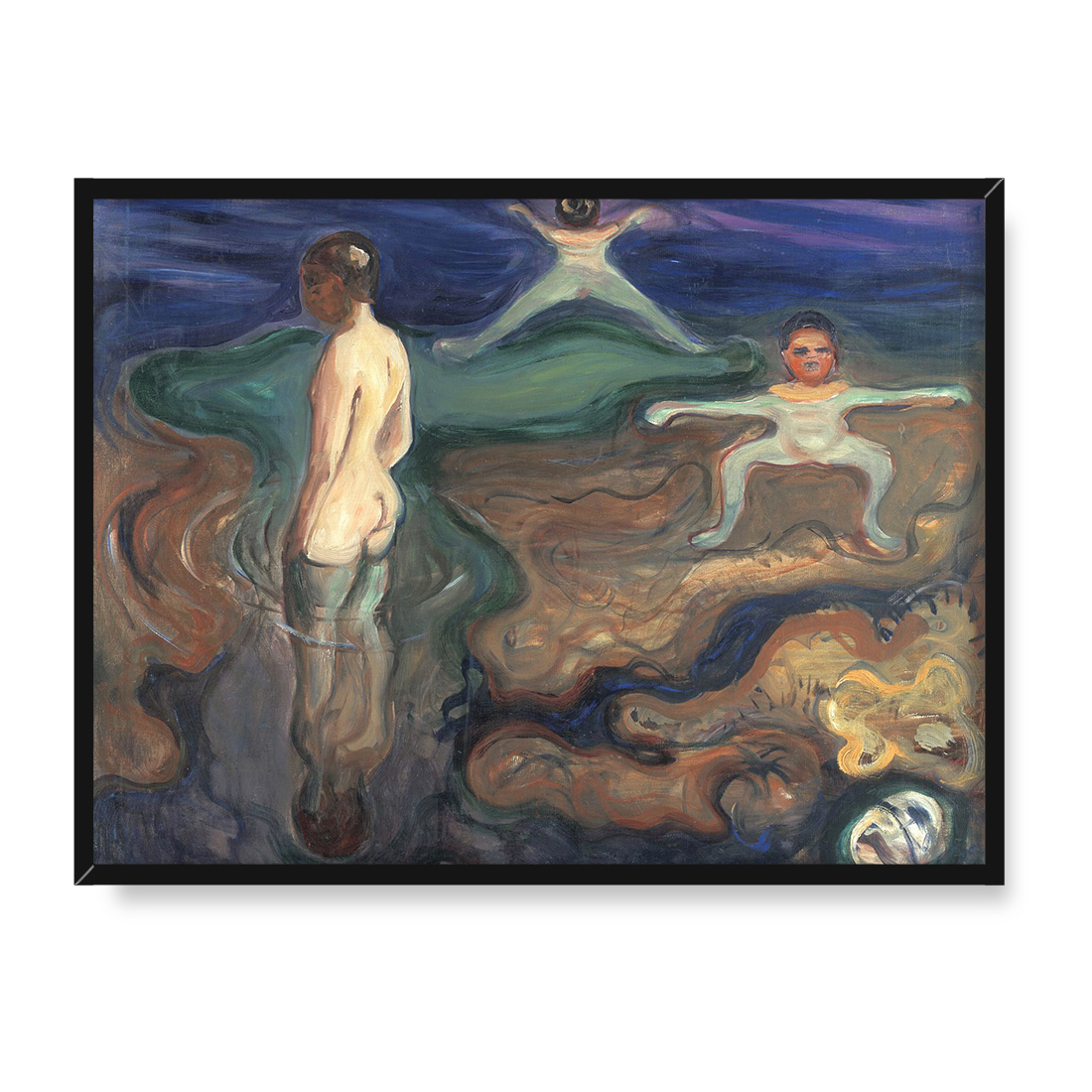 Edvard Munch Kąpiący się chłopcy 40x30