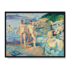 Edvard Munch Kąpiący się mężczyźni 40×30