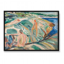 Edvard Munch Kąpiący się mężczyźni 70×50