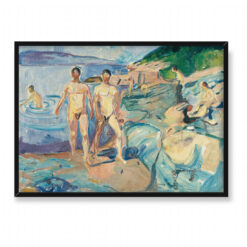 Edvard Munch Kąpiący się mężczyźni na skałach 70×50