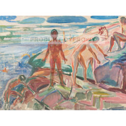 Edvard Munch Kąpiący się na skałach — produkt cyfrowy do pobrania