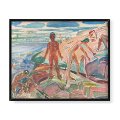 Edvard Munch Kąpiący się na skałach 50×40
