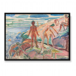 Edvard Munch Kąpiący się na skałach 70×50