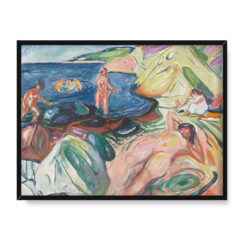 Edvard Munch Kąpiel słoneczna 3 40×30