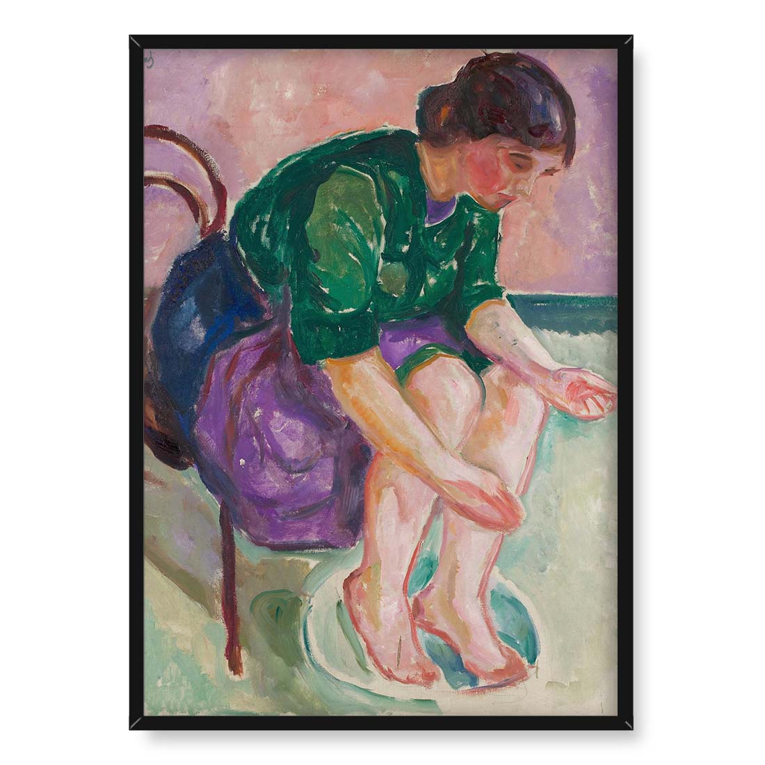 Edvard Munch Kąpiel stóp 50x70