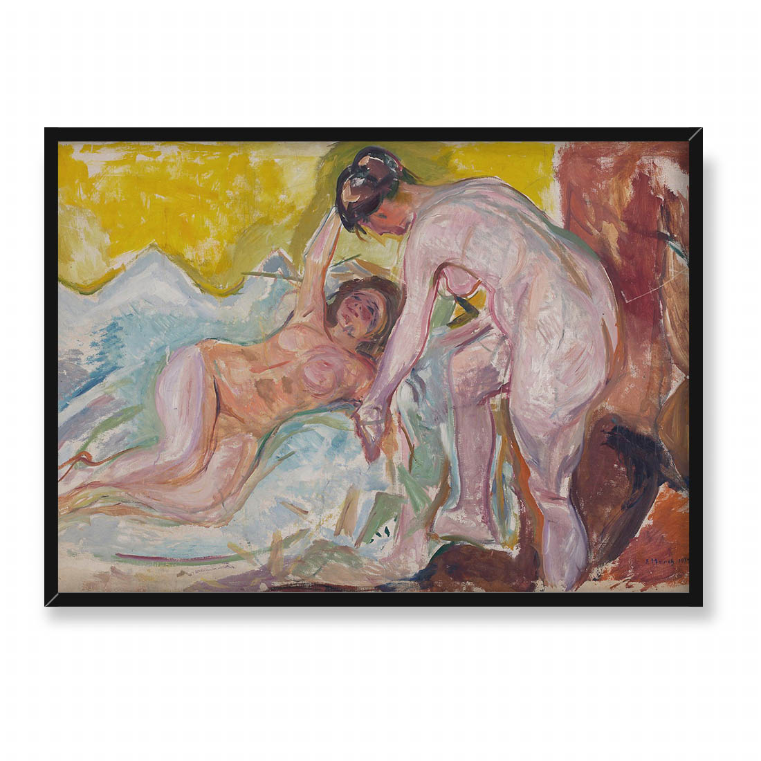 Edvard Munch Kobiece akty stojące i leżące 70x50