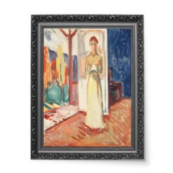Edvard Munch Kobieta stojąca w drzwiach wydruk na płótnie 50×70