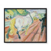 Edvard Munch Koń i człowiek w polu 50×40 w RAMIE