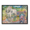 Edvard Munch Kopiący mężczyźni z koniem i wozem 70×50 Edvard Munch Kopiący mężczyźni z koniem i wozem 70×50