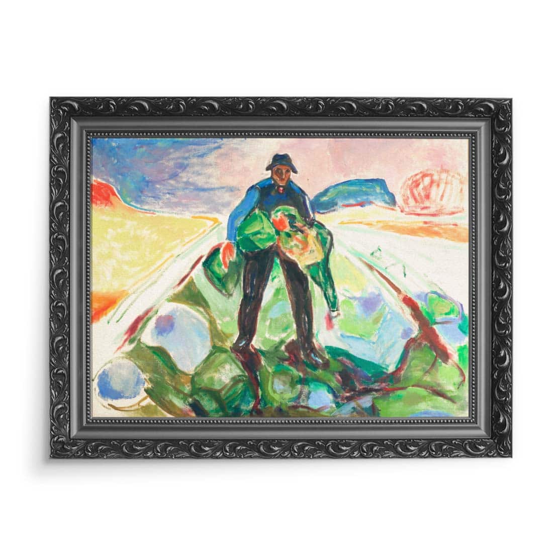 Edvard Munch Mężczyzna w kapuścianym polu 70x50