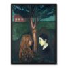 Edvard Munch Oko w oko 30×40 w RAMIE