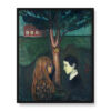 Edvard Munch Oko w oko 40×50 w RAMIE