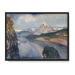 Edvard Munch Pejzaż fiordu 2 40×30