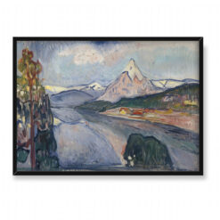 Edvard Munch Pejzaż fiordu 2 70×50