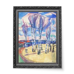 Edvard Munch Pętla tramwajowa w Skoyen wydruk na płótnie 50×70