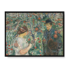 Edvard Munch Pod czerwonymi jabłkami 40×30