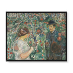 Edvard Munch Pod czerwonymi jabłkami 50×40