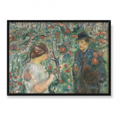 Edvard Munch Pod czerwonymi jabłkami 70×50