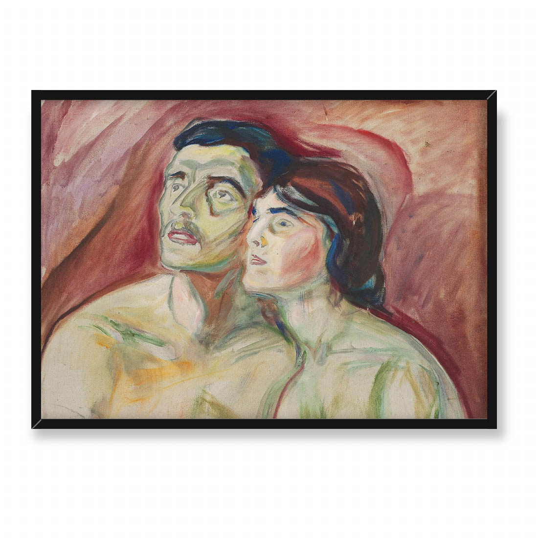 Edvard Munch Policzek w policzek 70x50