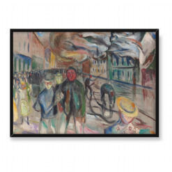 Edvard Munch Pożar w Gronlandzie 70×50