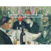 Edvard Munch Przy stole z alkoholem — produkt cyfrowy do pobrania Edvard Munch Przy stole z alkoholem — produkt cyfrowy do pobrania