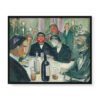Edvard Munch Przy stole z alkoholem 50×40 w RAMIE Edvard Munch Przy stole z alkoholem 50×40 w RAMIE