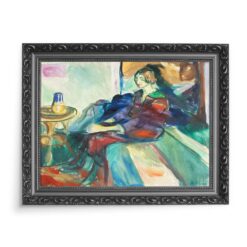Edvard Munch Siedząca modelka na kanapie 70×50