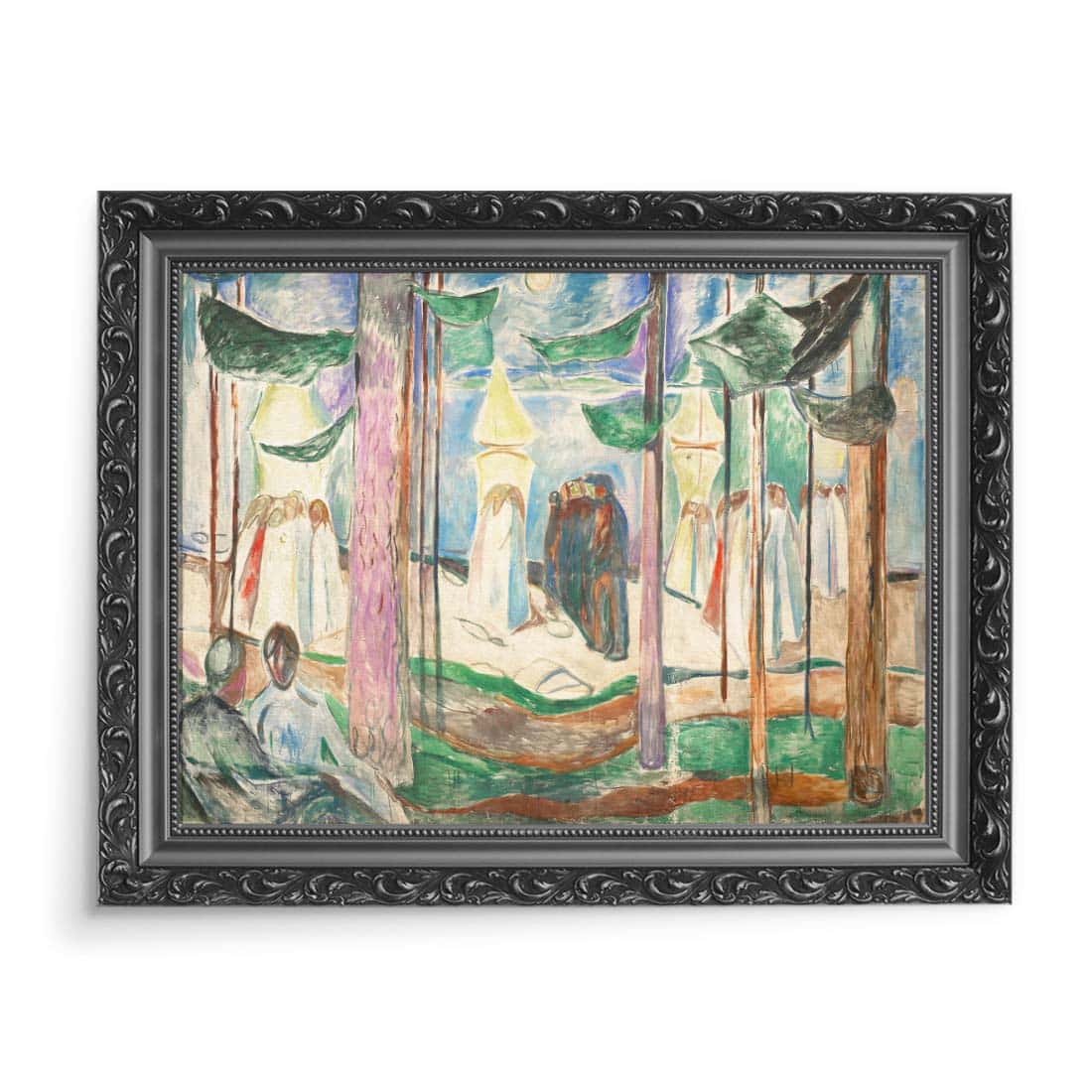 Edvard Munch Spotkanie na plaży 70x50